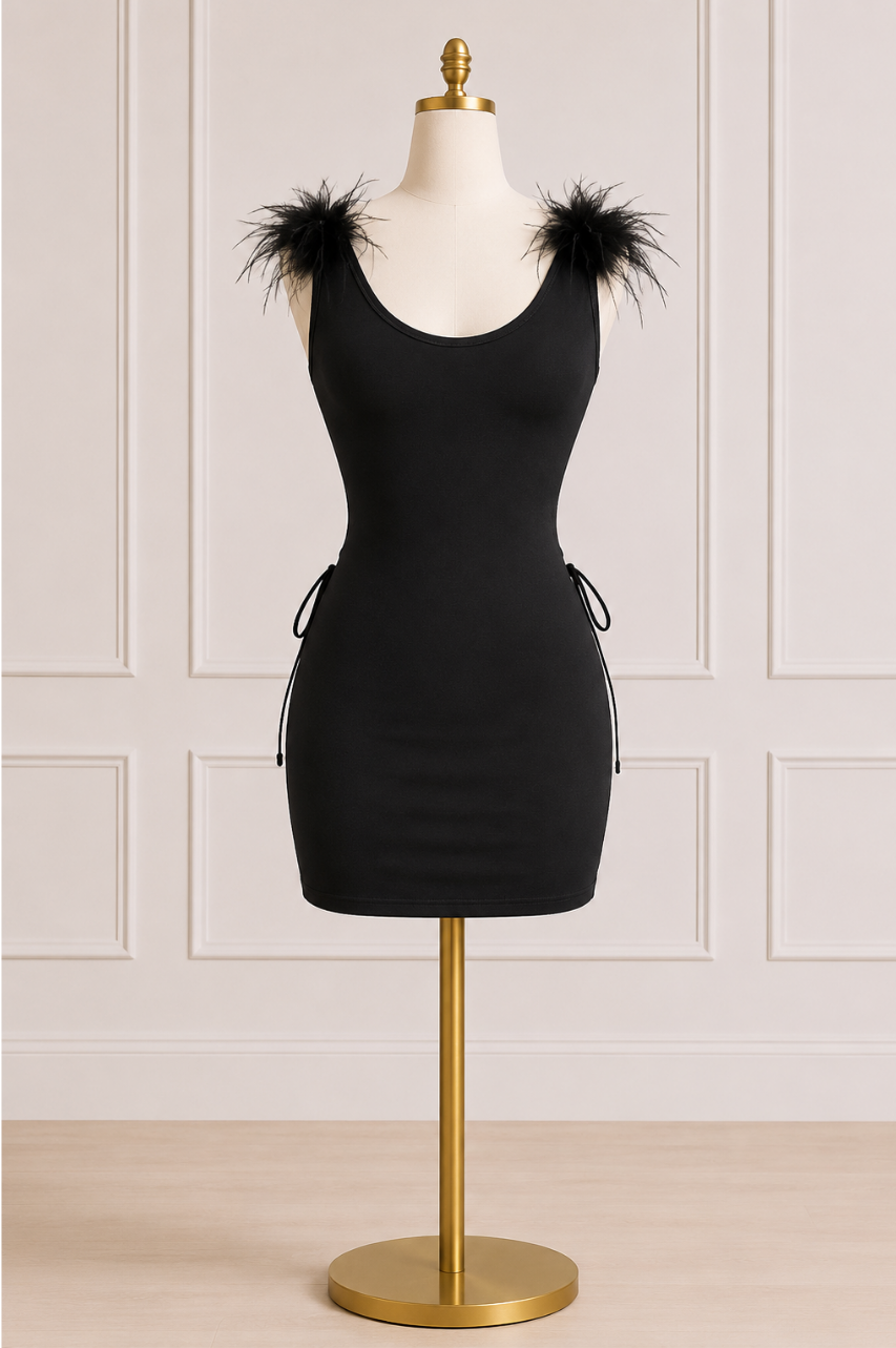 Vestido Selene Mini Negro