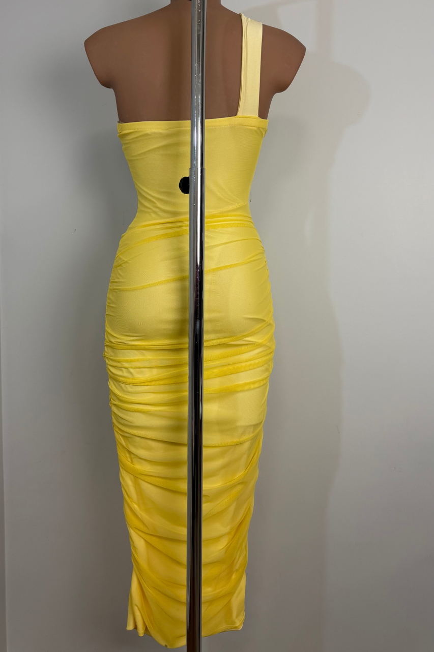 Vestido Midi Filipa Amarillo