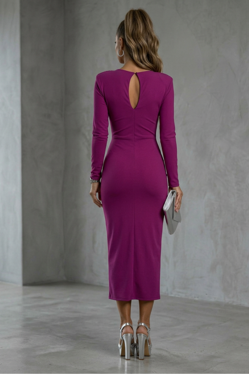 Vestido Midi Marina Buganvilla