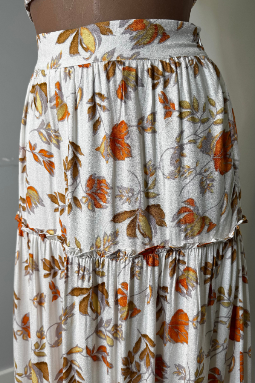 Conjunto Lívia Blanco de falda Larga y Top