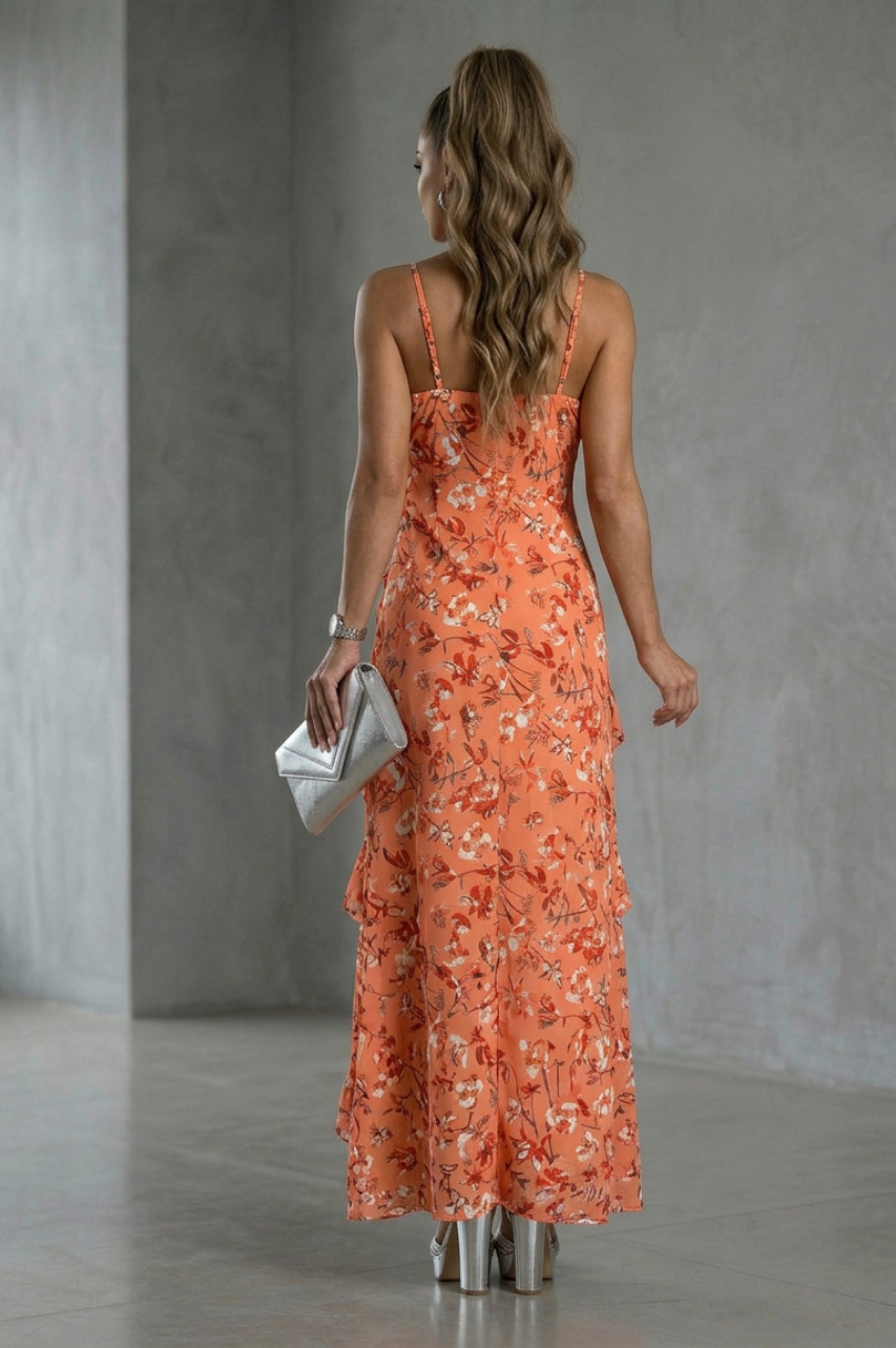 Vestido Largo Nerea estampado
