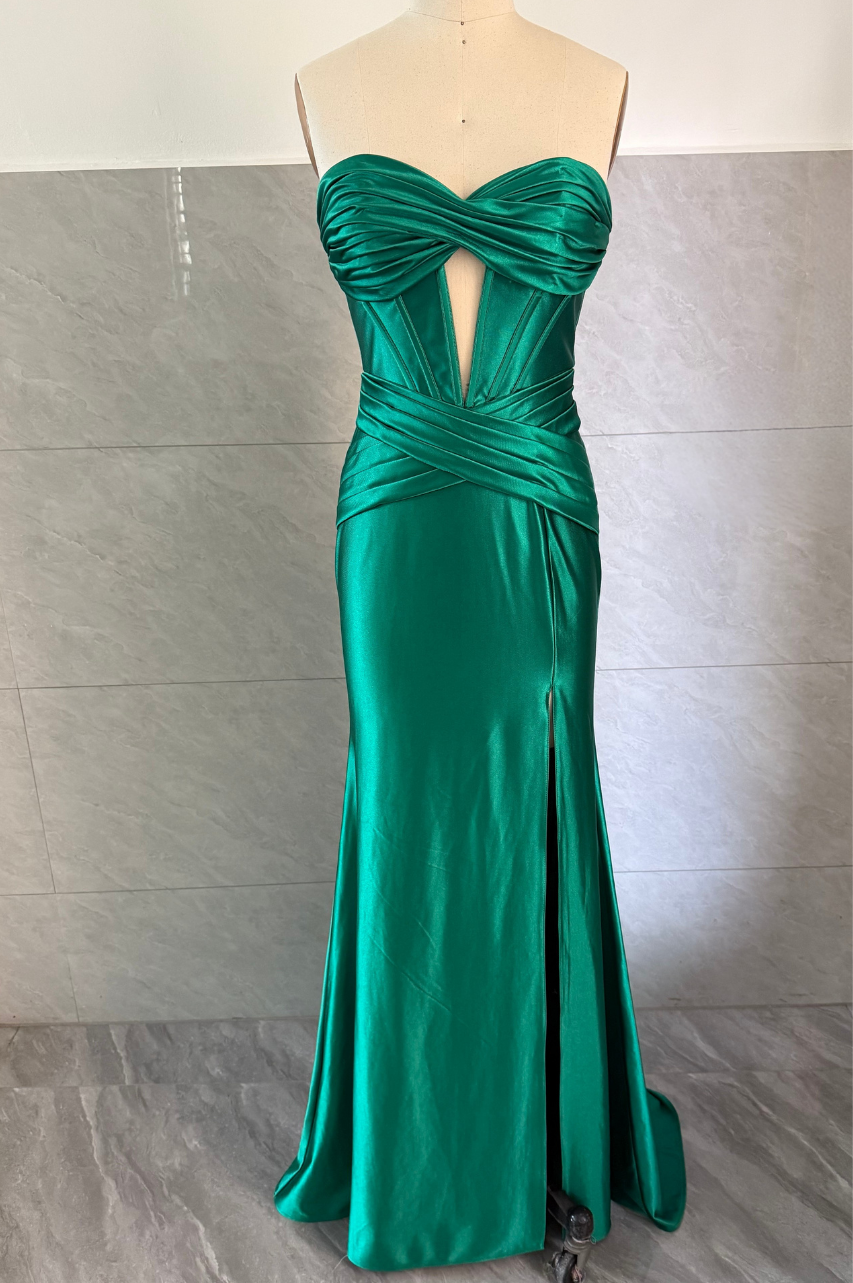 Alina Vestido Largo Verde