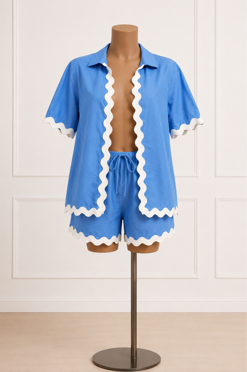 Conjunto Melany 2 Piezas Camisa y Short