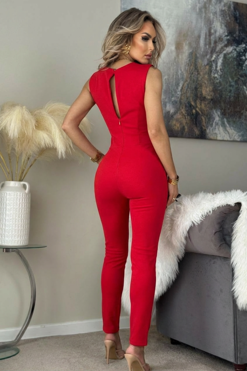 Mono Largo Keila Rojo