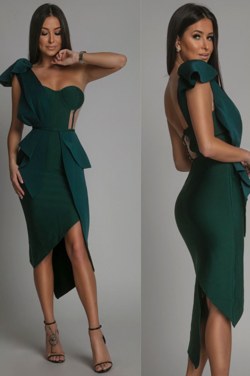 Vestido Bandage Daya Verde