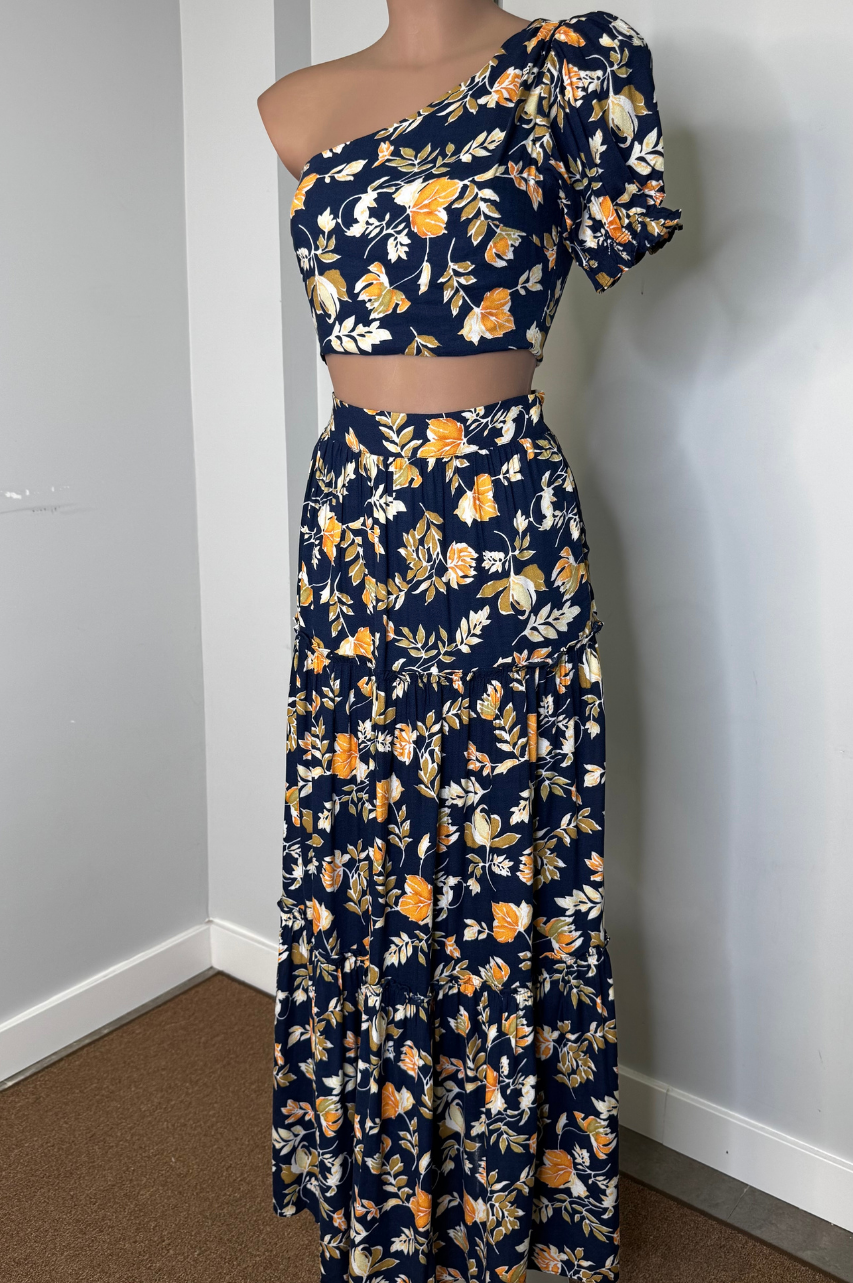 Conjunto Lívia Marino de falda Larga y Top