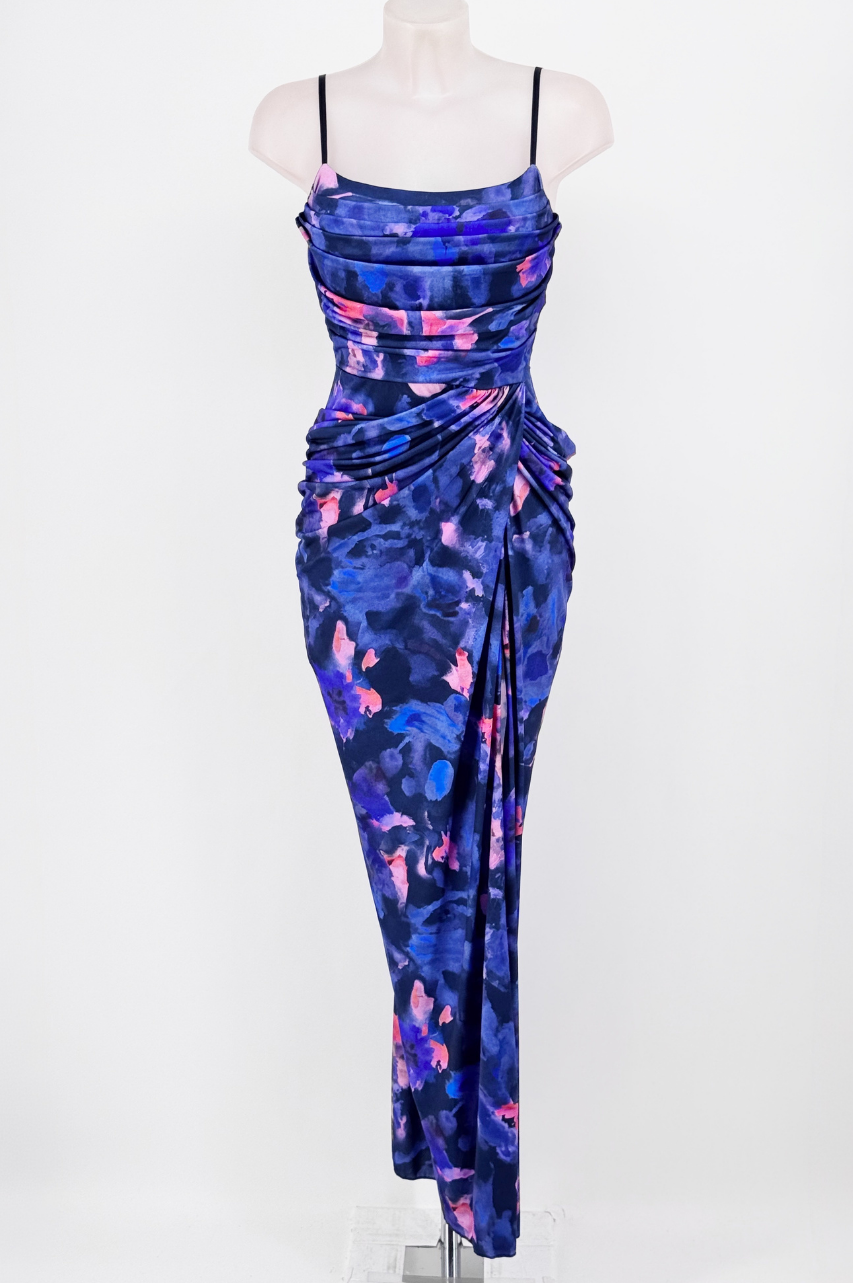Vestido Largo Mila Azul