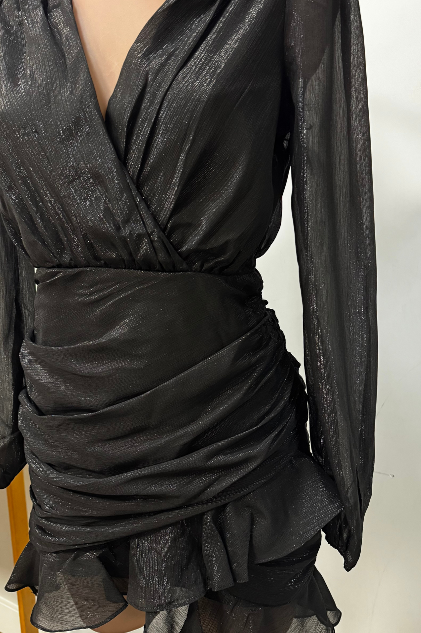 Vestido Corto Reina Negro