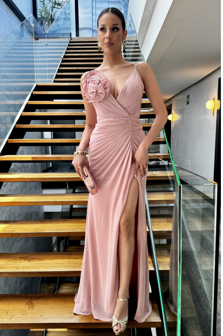 Vestido Largo Mariana Rosa