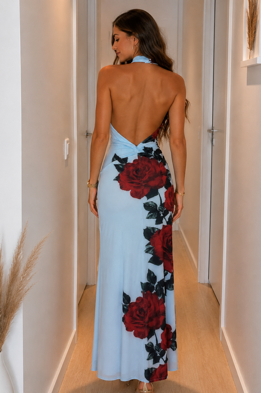 Vestido Largo Amaia Estampado