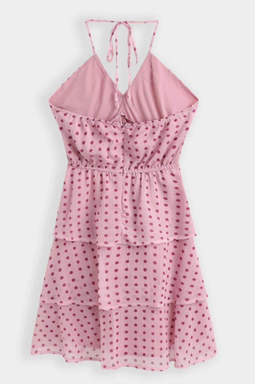 Vestido Corto Beatriz Rosa