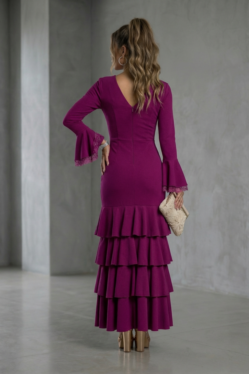 Traje Flamenca Teresa Buganvilla