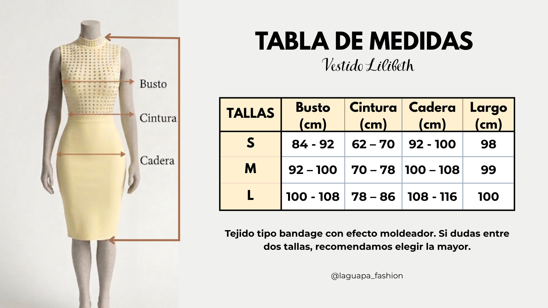 Vestido Bandage Lilibeth Amarillo