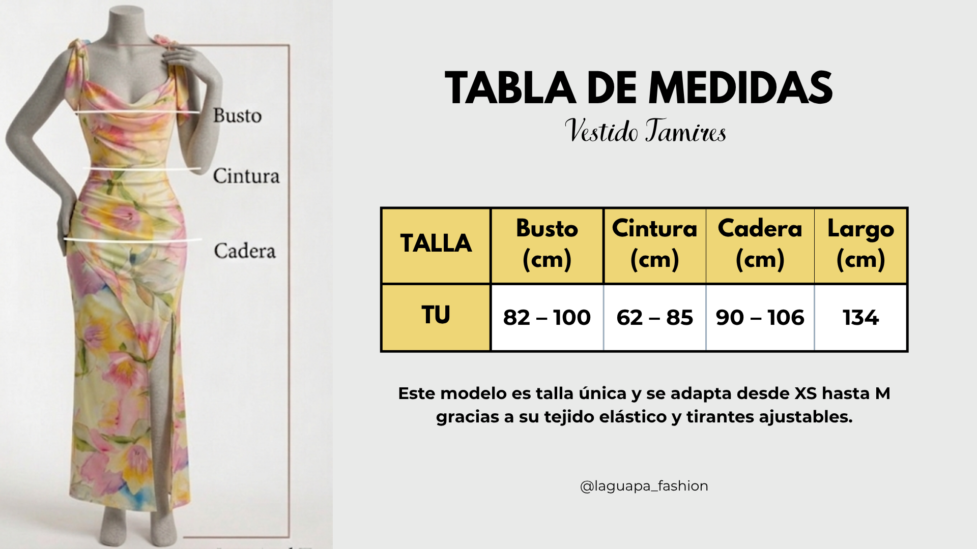 Vestido Largo Tamires estampado amarillo