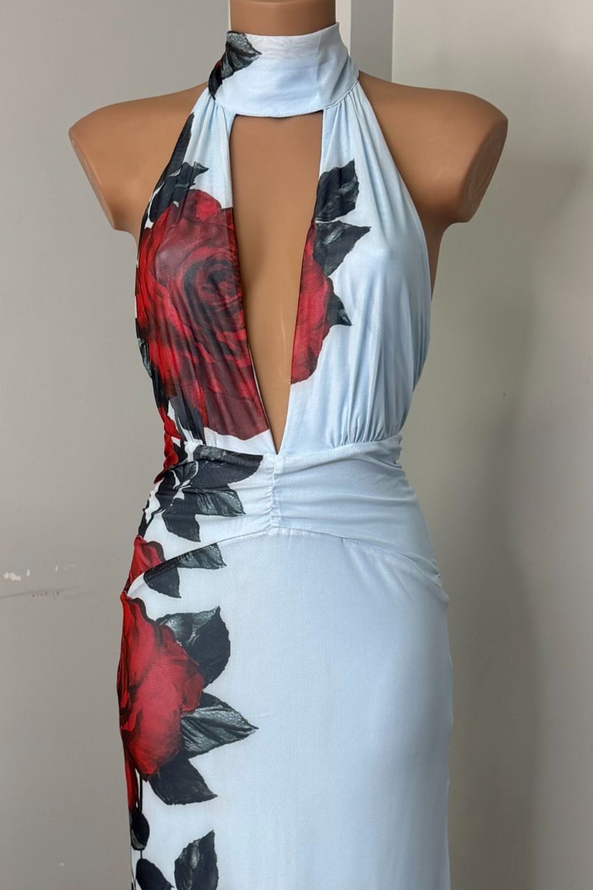 Vestido Largo Amaia Estampado