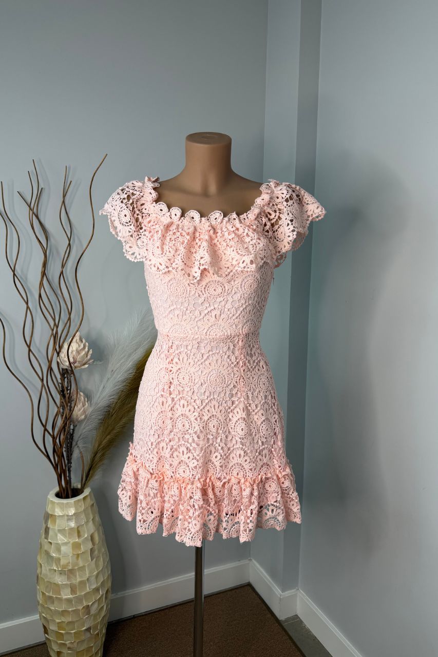 Vestido Corto Fernanda Rosa