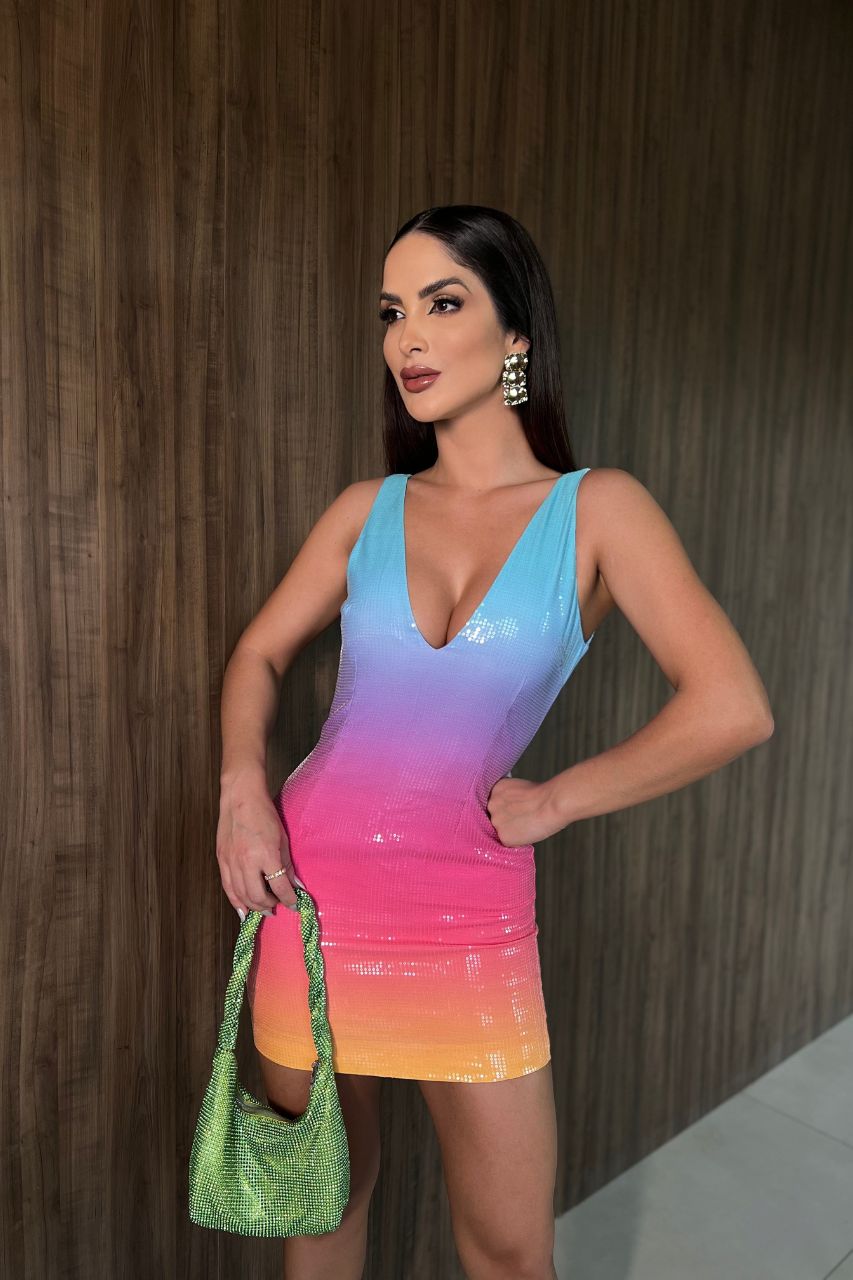 Vestido Zuleima corto con escote