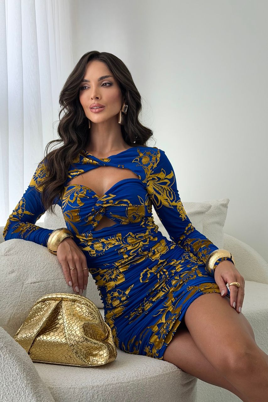 Vestido Corto Gemma Azul