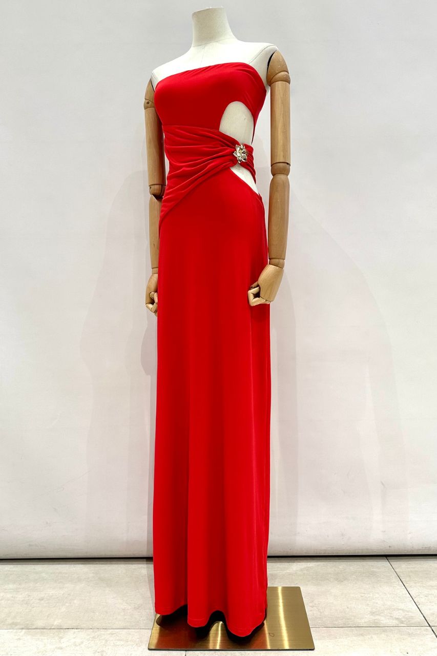 Vestido Largo Sonia Rojo