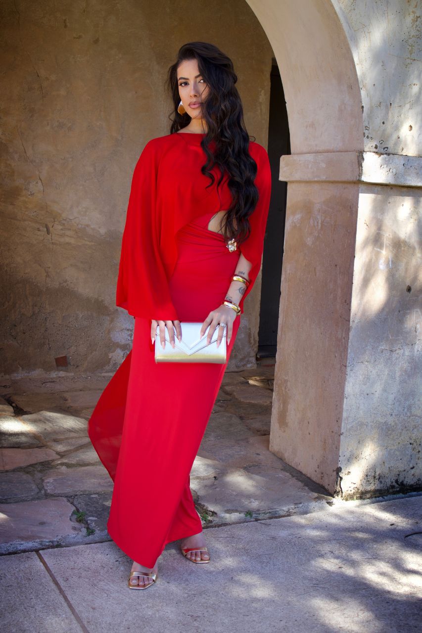 Capa Maxi Ximena Roja