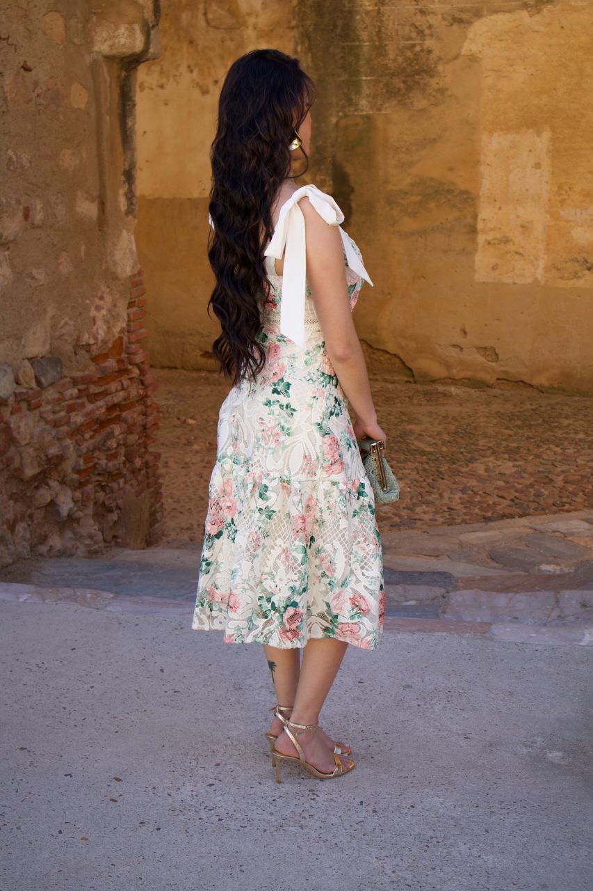 Vestido Midi Celina Estampado
