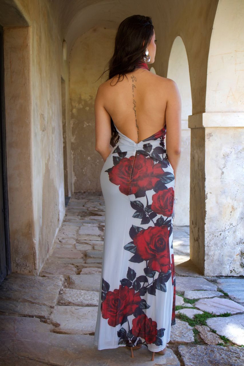 Vestido Largo Amaia Estampado