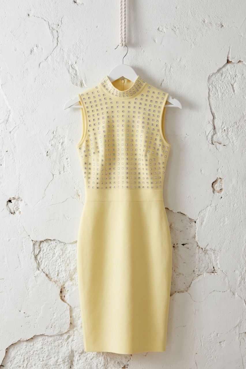 Vestido Bandage Lilibeth Amarillo