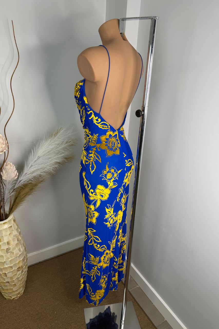 Vestido Largo Betania Azul