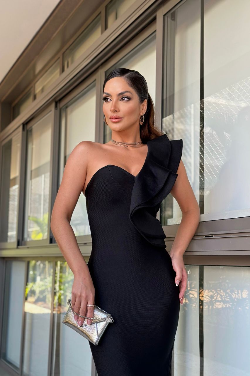 Vestido Bandage Maribel Negro