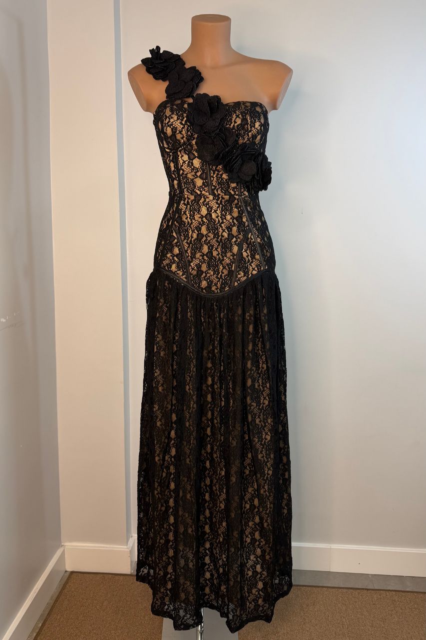 Tabitha Vestido Largo Negro