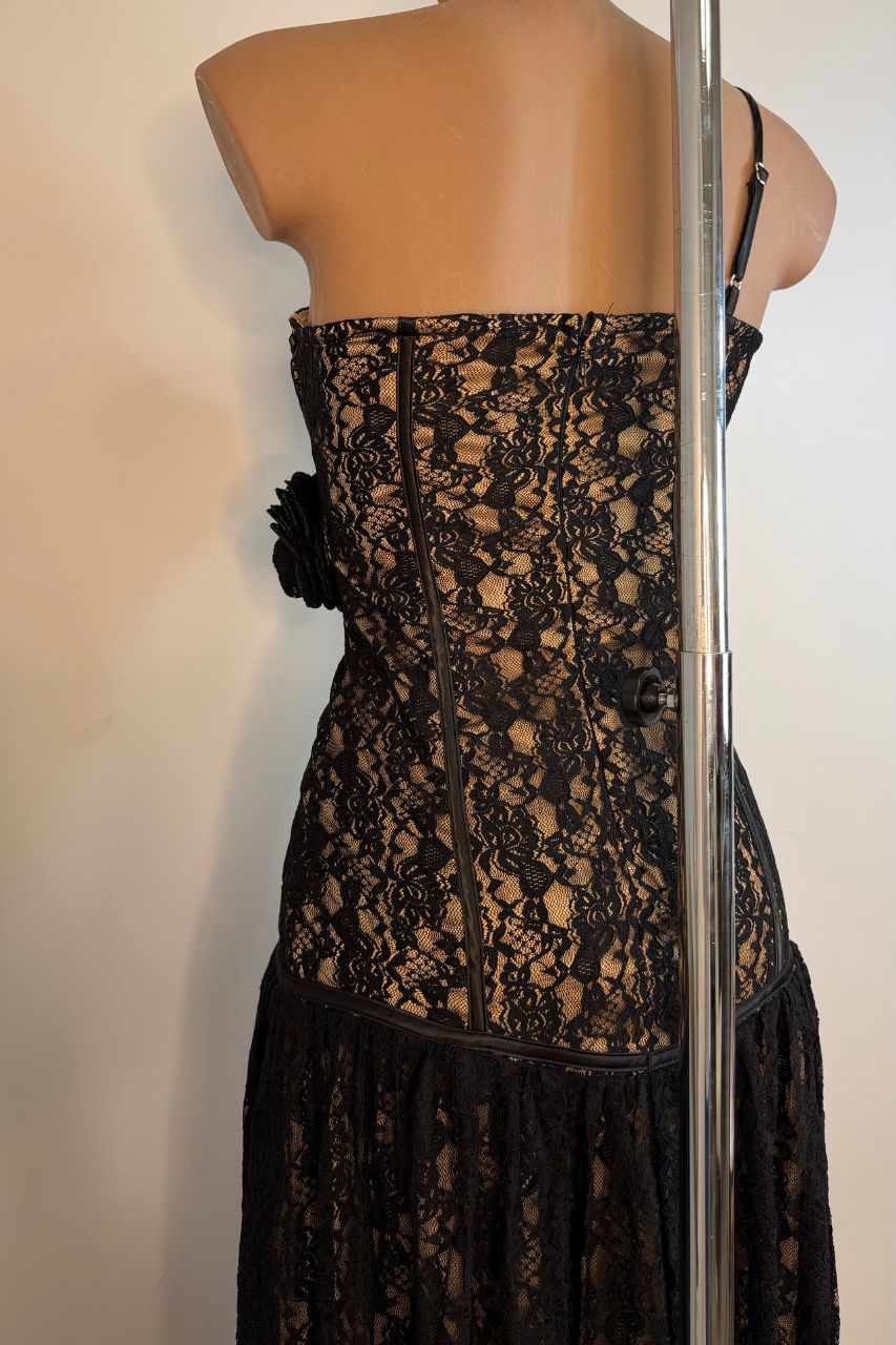 Tabitha Vestido Largo Negro