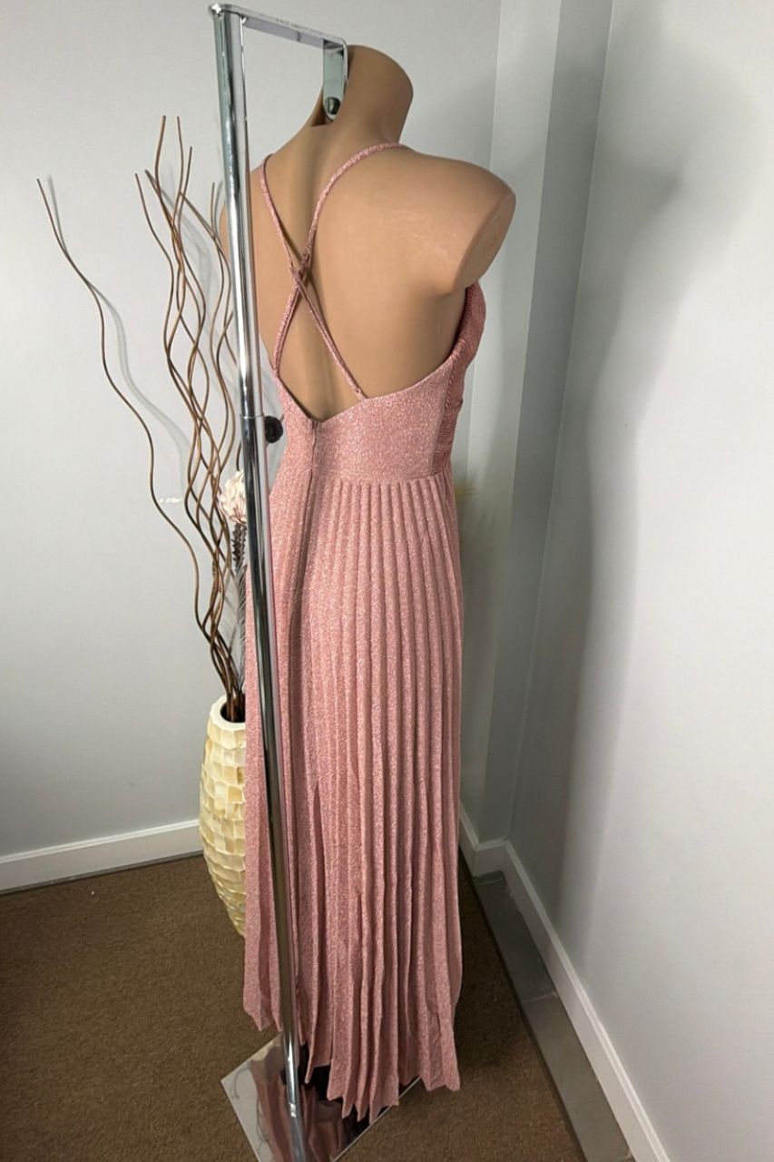 Mórela Vestido Largo Rosa