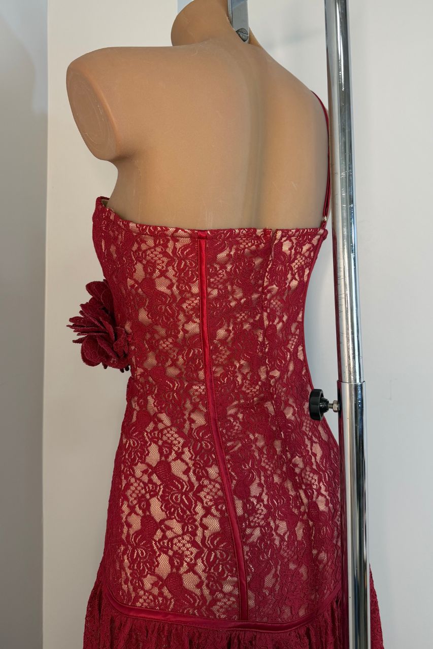 Tabitha Vestido Largo Rojo