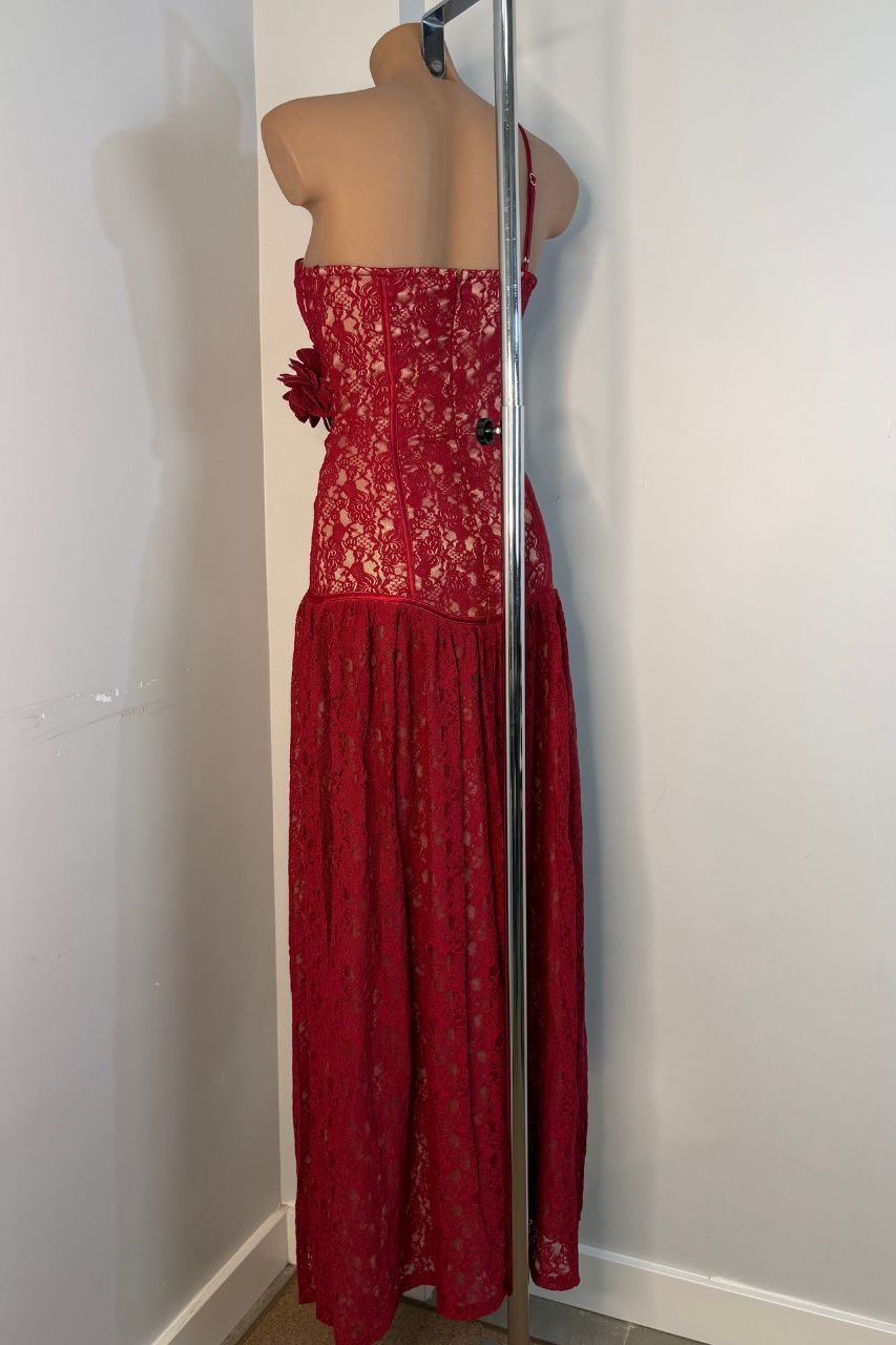 Tabitha Vestido Largo Rojo