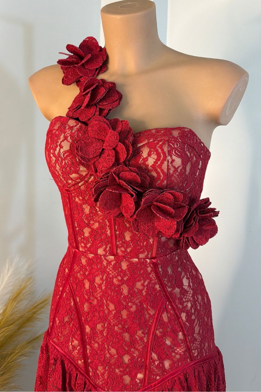Tabitha Vestido Largo Rojo