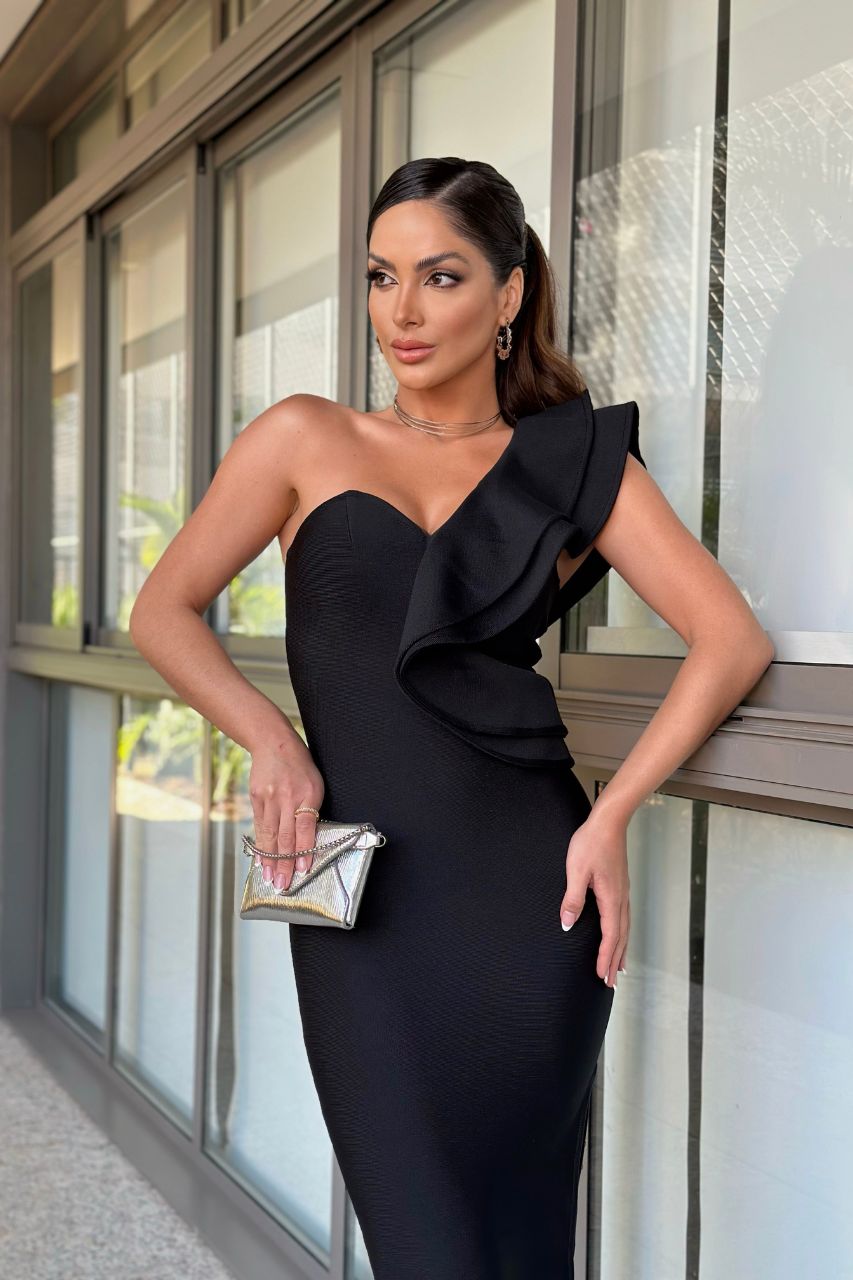 Vestido Bandage Maribel Negro