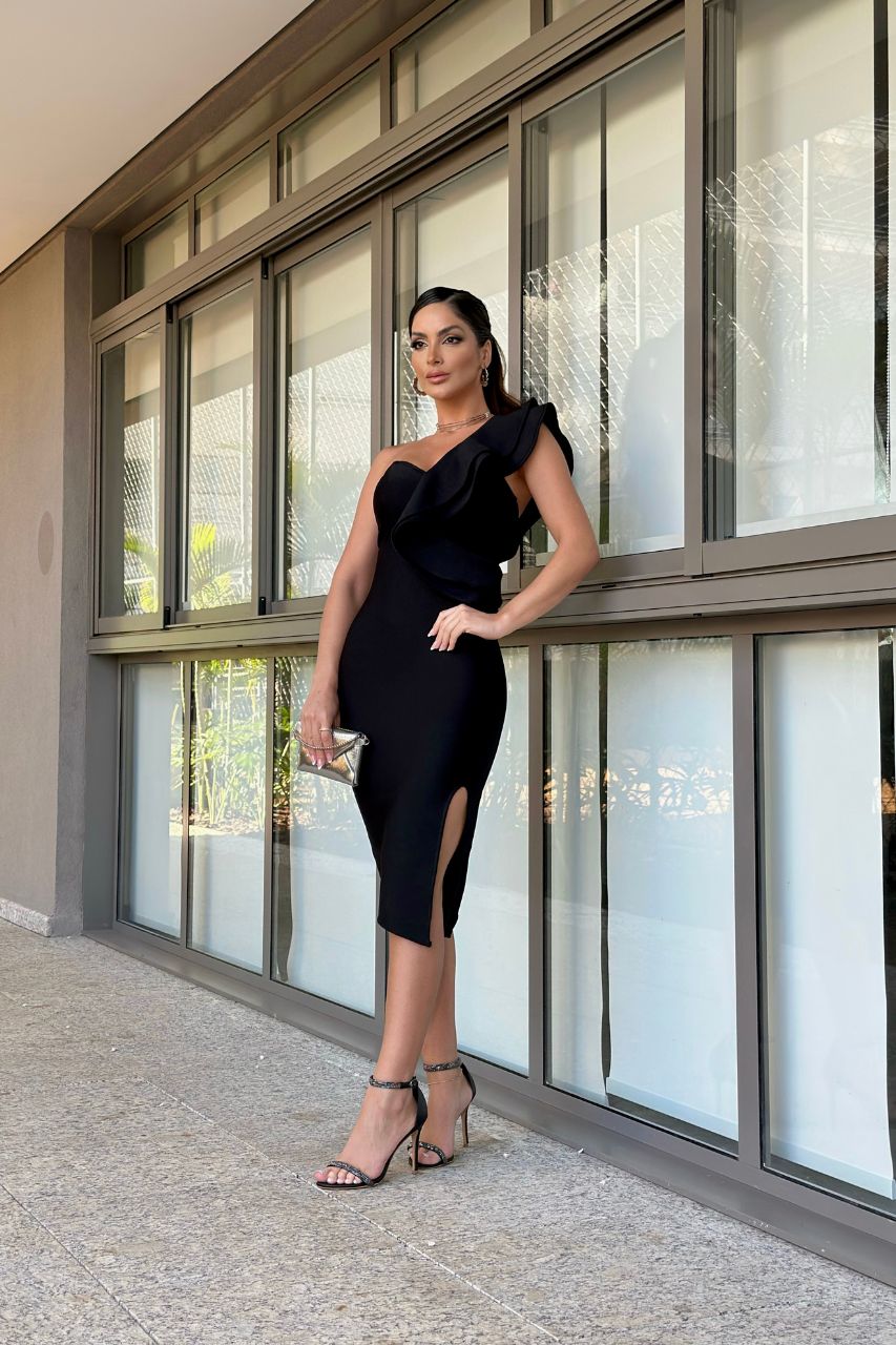 Vestido Bandage Maribel Negro