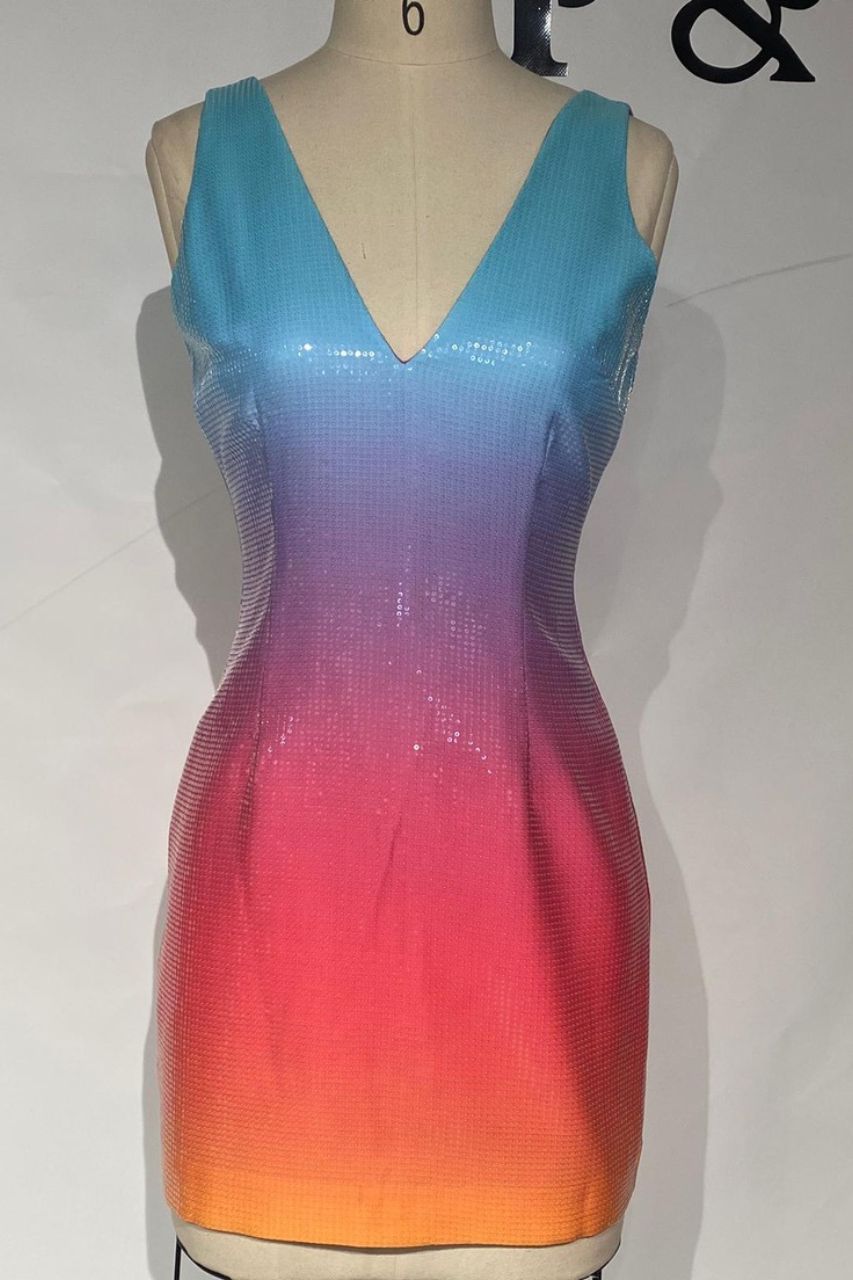 Vestido Zuleima corto con escote