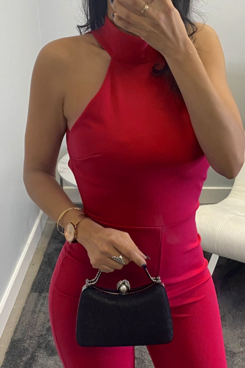 Mono Rojo Espalda Descubierta