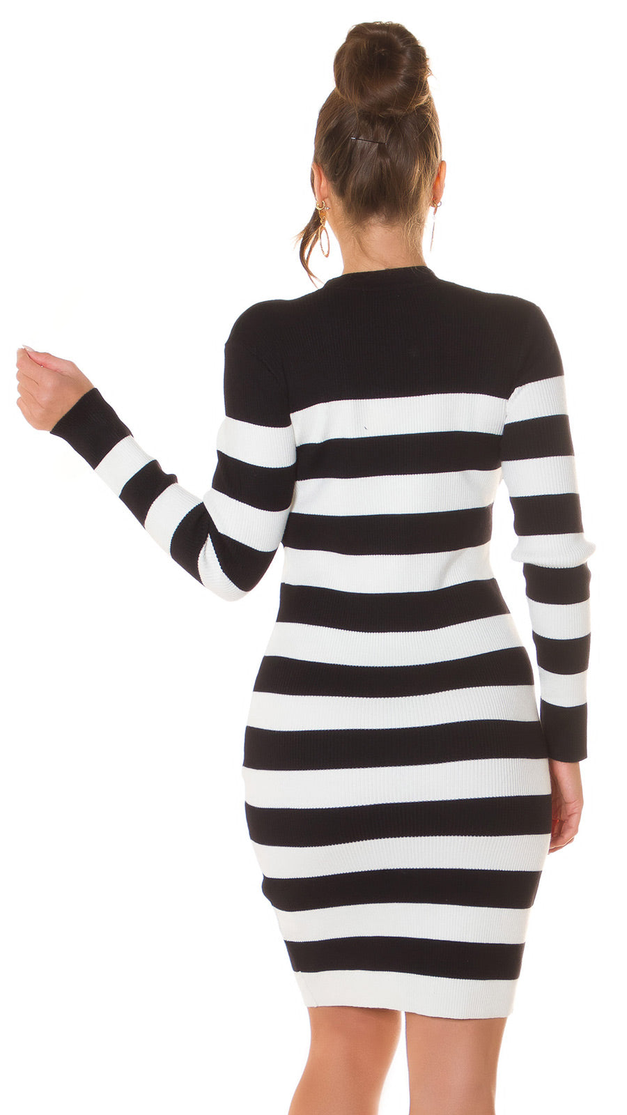 Vestido Brigitte  Punto de Rayas