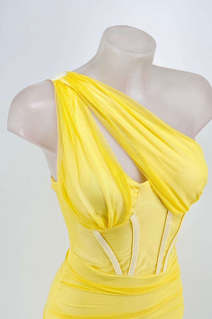 Vestido Midi Filipa Amarillo