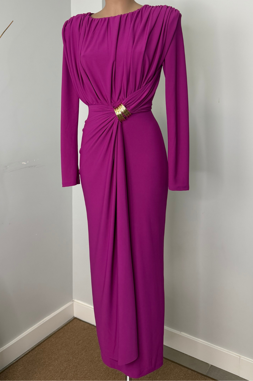 Vestido Midi Marina Buganvilla