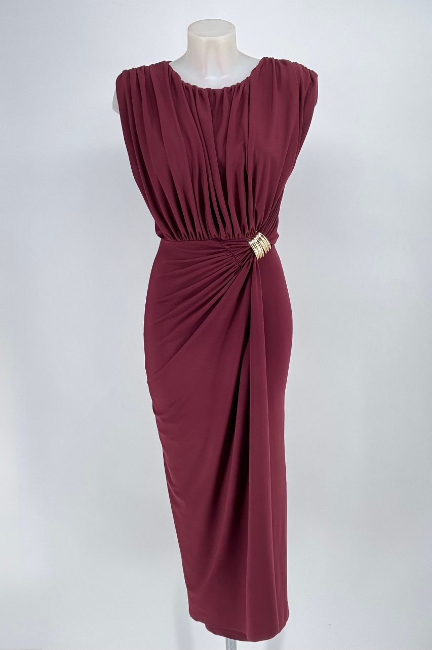 Vestido Midi Sandra Vino