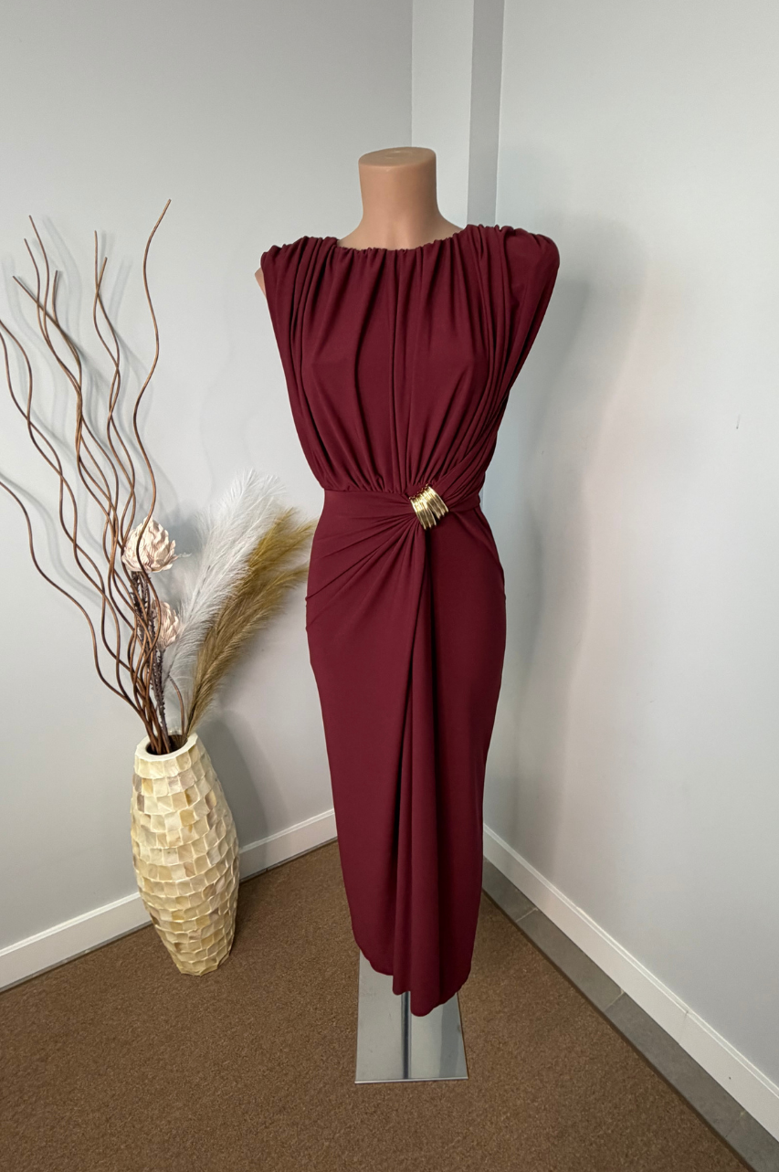 Vestido Midi Sandra Vino