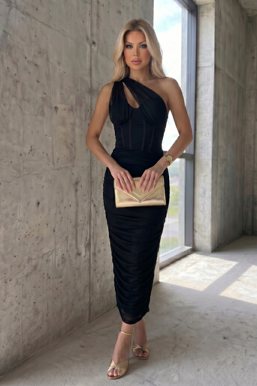 Vestido Midi Filipa Negro