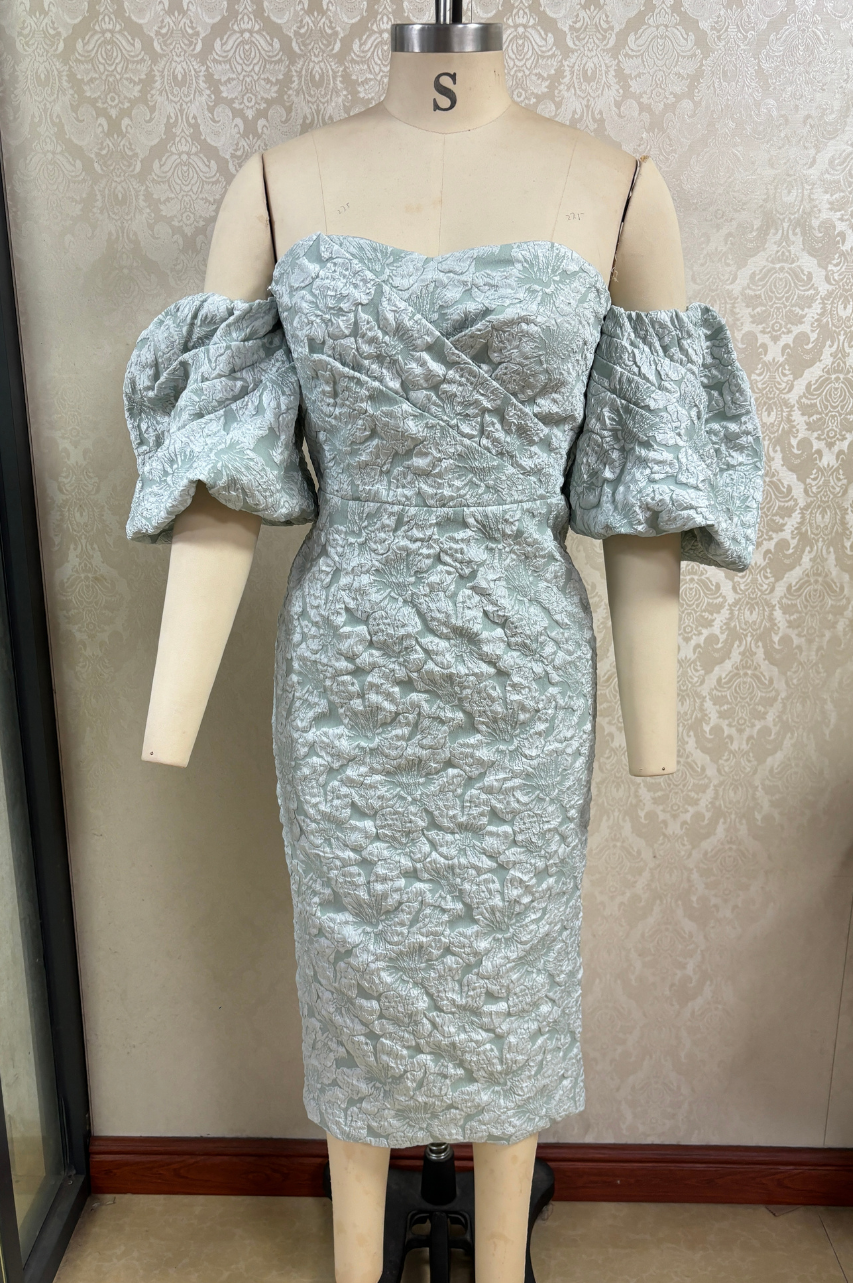 Vestido Midi Caetana Verde Menta