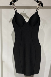 Vestido Flora – Elegancia en Bandage con Tirantes Joyas