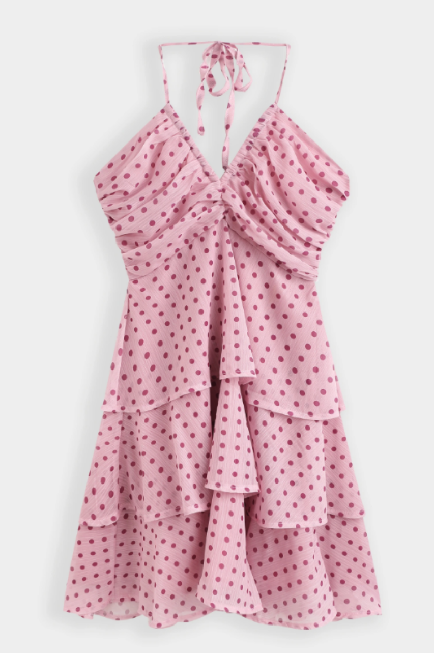 Vestido Corto Beatriz Rosa