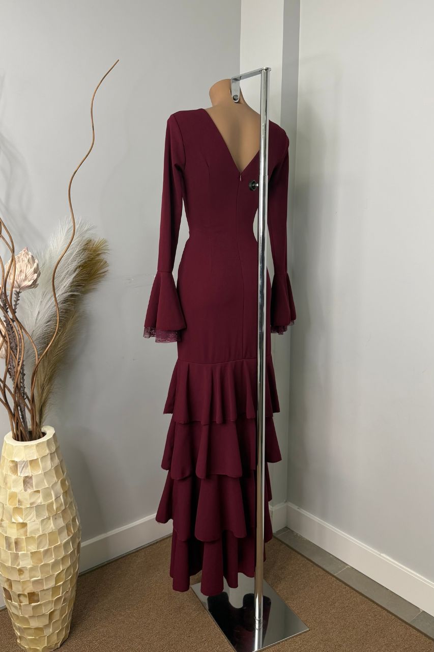 Traje Flamenca Teresa Vino