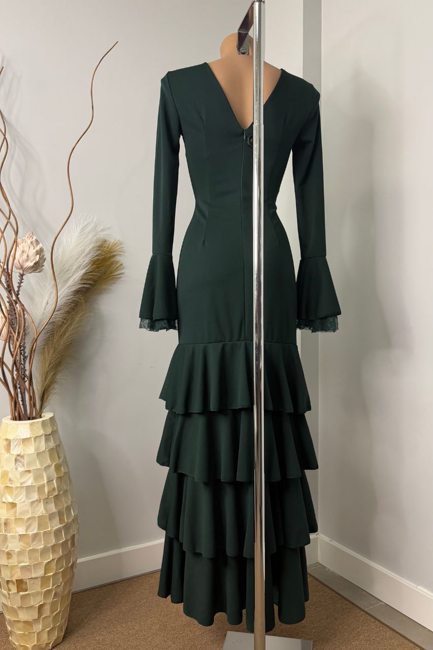 Traje Flamenca Teresa Verde